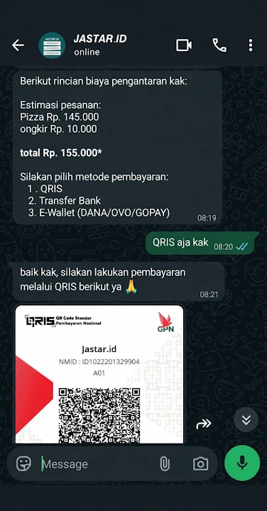 pilih metode pembayaran
